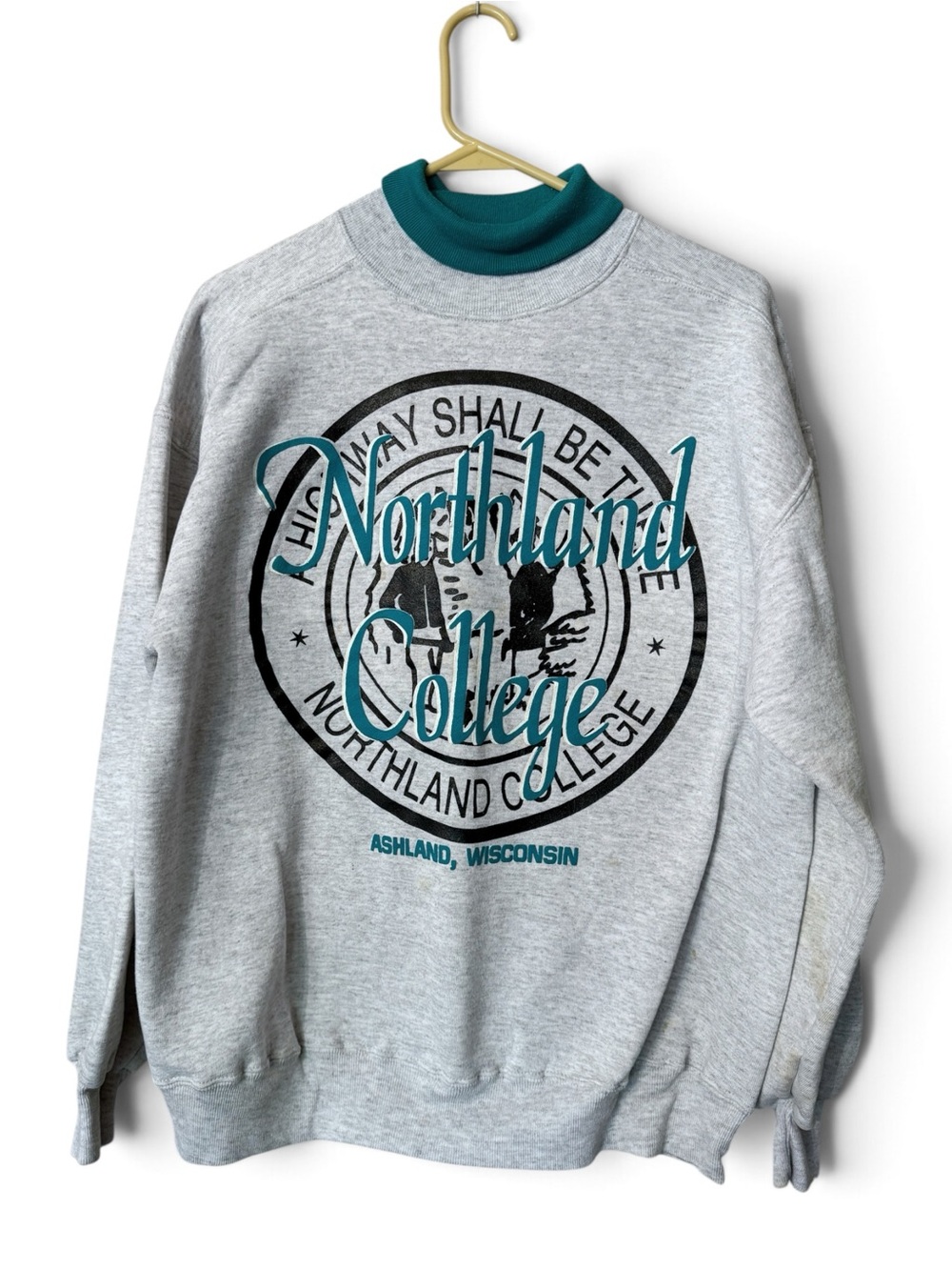 Vintage Northland College Ashland Wisconsin Sweatshirt Size Large 90s